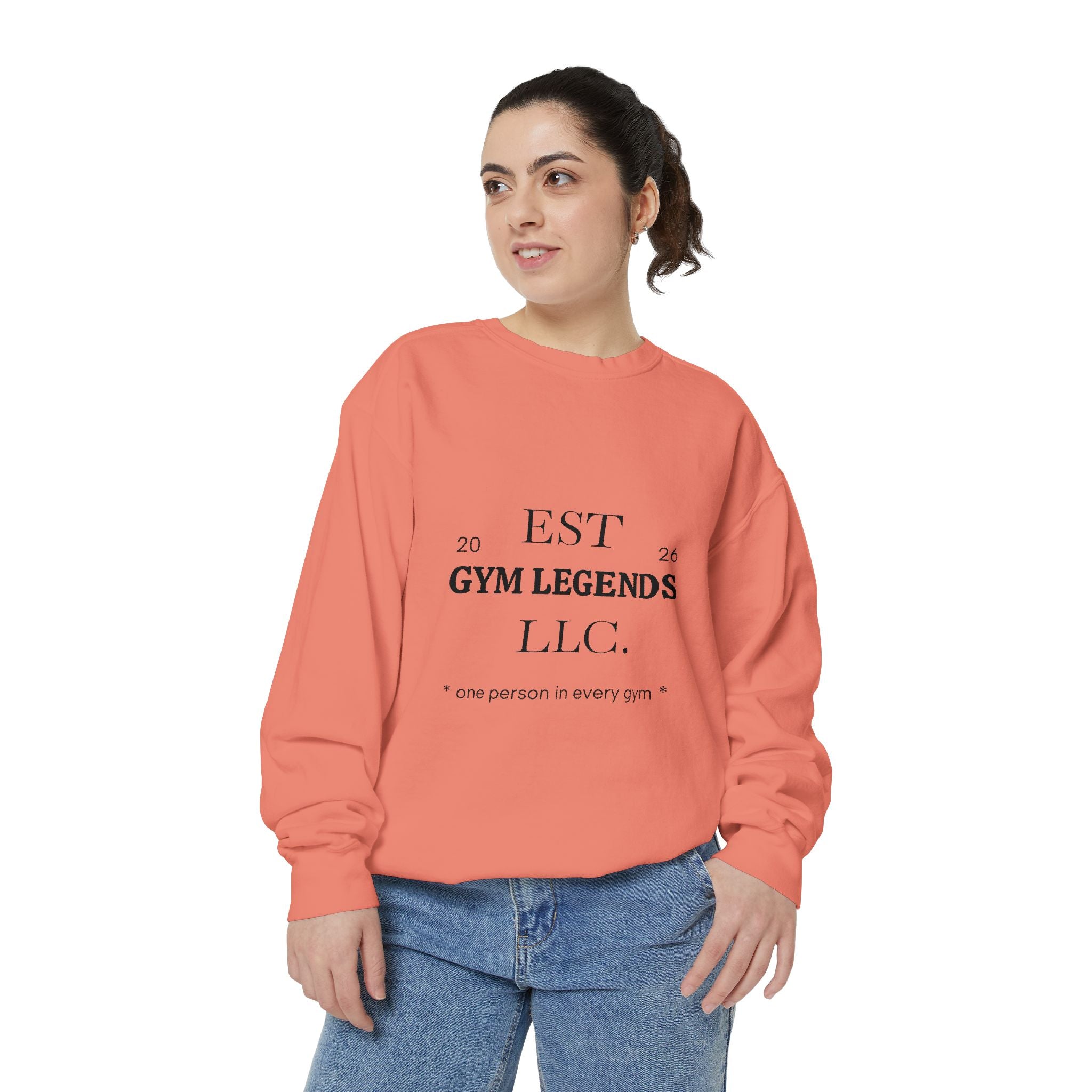 Gym Legends Sweatshirt — EST 2026 Vintage Athletic Crewneck