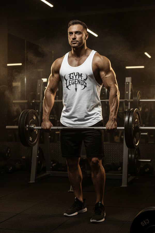 GYM LEGENDS BOLD MUSCLE TANK TOP